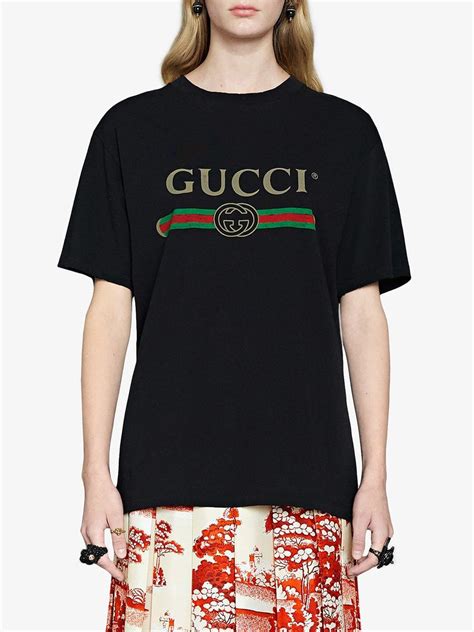 gucci black womens shirt|Gucci shirt women black.